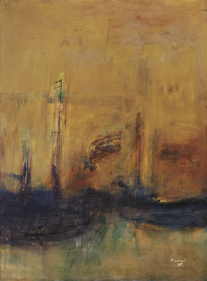 Sample artwork by Zaini (1926 - 1977), known for painting - View similar artists and auction records