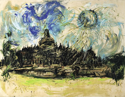 BOROBUDUR AND THE SUN