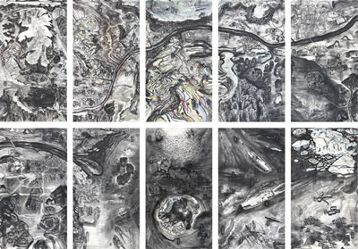 BIRD'S EYE VIEW (SET OF TEN) by Qiu Zhijie - Auction record, sale price, and art valuation. Compare with similar artists and explore comparable artworks.