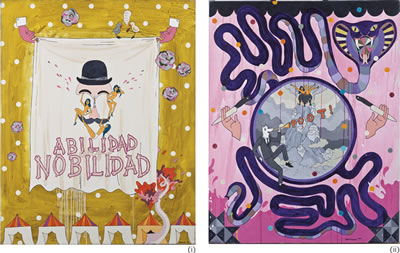 (I) ABILIDAD NG NOBILIDAD (II) UNTITLED (SNAKE PAINTING) by Paulo Vinluan - Auction record, sale price, and art valuation. Compare with similar artists and explore comparable artworks.