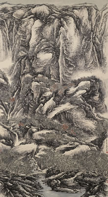 Sample artwork by Hai Xiong (Born 1957), known for painting - View similar artists and auction records