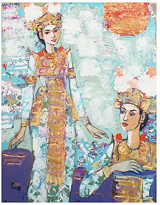 Sample artwork by Hardi (Born 1951), known for painting - View similar artists and auction records