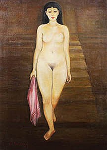 Sample artwork by Isa Hassanda (20th Century), known for painting - View similar artists and auction records