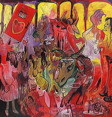 Oda To Chagell? by Kukuh Nuswantoro - Auction record, sale price, and art valuation. Compare with similar artists and explore comparable artworks.