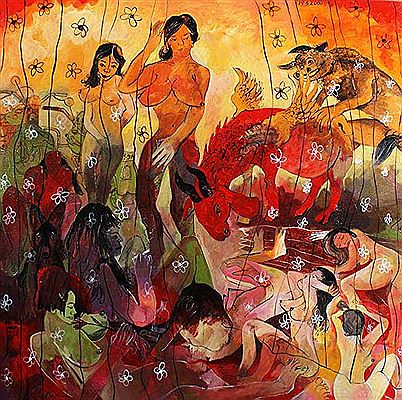 Ngebong by Kukuh Nuswantoro - Auction record, sale price, and art valuation. Compare with similar artists and explore comparable artworks.
