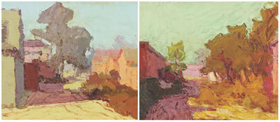 Two Works: Landscape #2 by Zheng Quan Shou - Auction record, sale price, and art valuation. Compare with similar artists and explore comparable artworks.