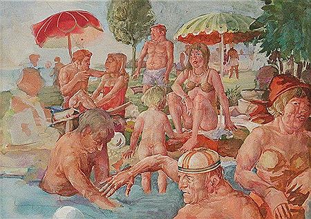 Sample artwork by Erwin Senft (Born 1926), known for painting - View similar artists and auction records