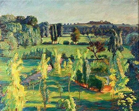 ''Blick ueber den Garten'', (View of the garden)