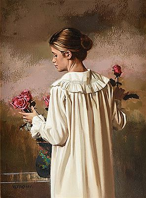 Vase of Roses