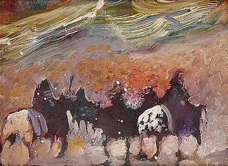 "Autumn Colors and the Warriors"