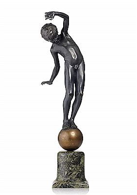 "Balancierender Knabe" by Johannes Gotz - Auction record, sale price, and art valuation. Compare with similar artists and explore comparable artworks.