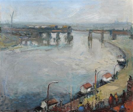Sample artwork by Paul Michaelis (1914 - 2005), known for painting - View similar artists and auction records