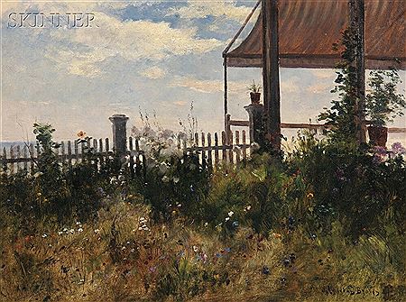 Sample artwork by John Appleton Brown (1844 - 1902), known for landscape, rural genre, animal - View similar artists and auction records