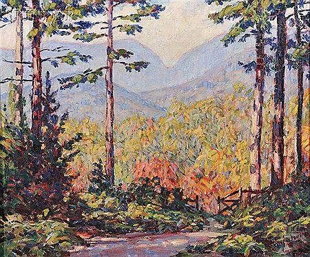 Carter Notch From Garden Gate / A North Conway, New Hampshire View by Marion Howard - Auction record, sale price, and art valuation. Compare with similar artists and explore comparable artworks.