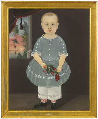 YOUNG BOY IN GREY WITH FLOWERS