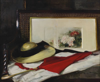 THE RED PARASOL by William Somerville Shanks - Auction record, sale price, and art valuation. Compare with similar artists and explore comparable artworks.