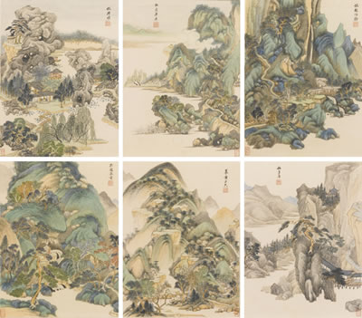 LANDSCAPES AFTER SONG AND YUAN MASTERS (6)