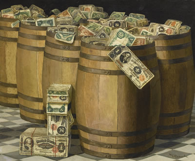 BARRELS OF MONEY