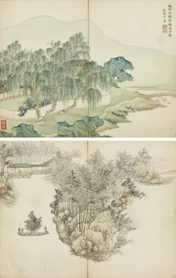 Sample artwork by Heqing Gu (1766 - aft. 1830), known for painting - View similar artists and auction records