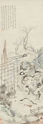 LIN DAIYU BURYING FALLEN BLOSSOMS