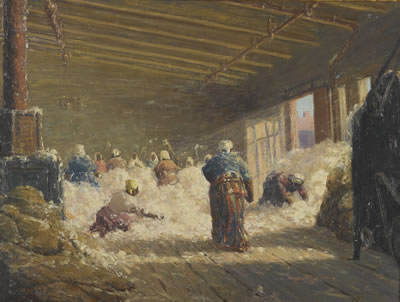 Sample artwork by Harry Leslie Hoffman (1871 - 1964), known for landscape, still life and underwater view painting - View similar artists and auction records