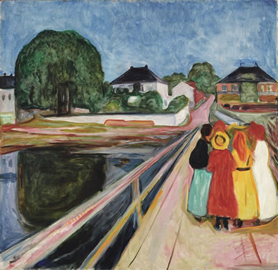 PIKENE PÅ BROEN (GIRLS ON THE BRIDGE) by Edvard Munch - Auction record, sale price, and art valuation. Compare with similar artists and explore comparable artworks.