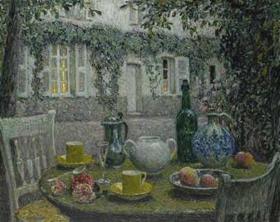 LA TABLE DE PIERRE AU CRÉPUSCULE