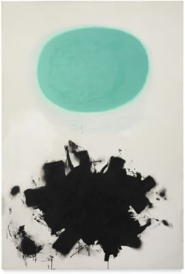 GREEN OVER BLACK