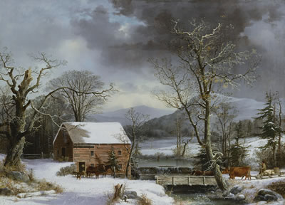AT THE MILL, WINTER