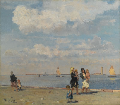 WALKING ALONG THE WATER, VENICE