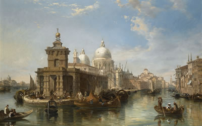 THE CHURCH OF THE SALUTE, VENICE by Edward Pritchett - Auction record, sale price, and art valuation. Compare with similar artists and explore comparable artworks.