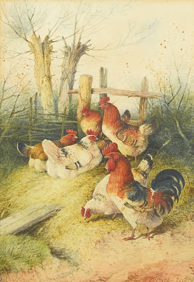 A CORNER OF THE FARMYARD by Frederick E Valter - Auction record, sale price, and art valuation. Compare with similar artists and explore comparable artworks.