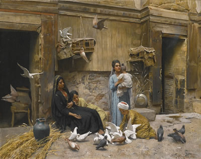 A CAIRENE COURTYARD by Rudolf (The Younger) Swoboda II - Auction record, sale price, and art valuation. Compare with similar artists and explore comparable artworks.