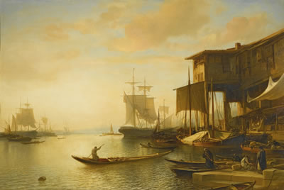 ON THE BOSPHORUS by Jacob A Jacobs - Auction record, sale price, and art valuation. Compare with similar artists and explore comparable artworks.