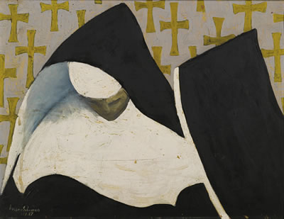 THE NUNS by Hassan Soliman - Auction record, sale price, and art valuation. Compare with similar artists and explore comparable artworks.