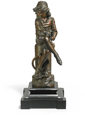 THE YOUNG CHRISTOPHER COLUMBUS by Giulio Monteverde - Auction record, sale price, and art valuation. Compare with similar artists and explore comparable artworks.