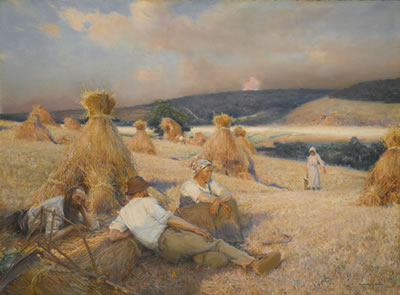 LE REPOS DES MOISSONNEURS by Jules Alexis Meunier - Auction record, sale price, and art valuation. Compare with similar artists and explore comparable artworks.