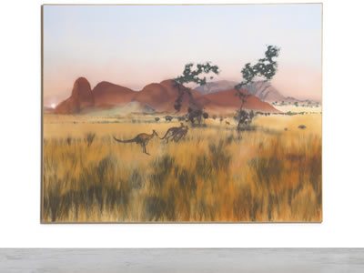 NEAR MALU KATA EVENING, KATATJUTA (THE OLGAS)