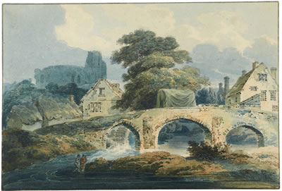 BRECON BRIDGE WITH THE CASTLE BEYOND by Paul Sandby Munn - Auction record, sale price, and art valuation. Compare with similar artists and explore comparable artworks.