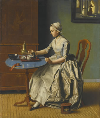 Sample artwork by Jean-Etienne Liotard (1702 - 1789), known for pastel portrait painting, miniatures,  with subjects from many countries - View similar artists and auction records