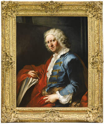 Sample artwork by Louis Gabriel Blanchet (1705 - 1772, b. 1701), known for academic portrait painting - View similar artists and auction records