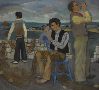 MENDING NETS, ARAN