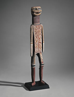 UNTITLED, MOKUY FIGURE by Tom Djawa - Auction record, sale price, and art valuation. Compare with similar artists and explore comparable artworks.
