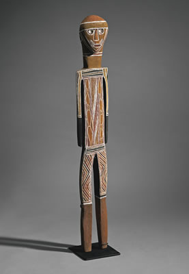 UNTITLED, ANCESTRAL FIGURE by Dawidi - Auction record, sale price, and art valuation. Compare with similar artists and explore comparable artworks.