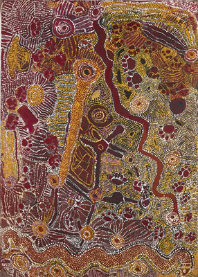 DINGO AND RAINBOW SNAKE DREAMING
