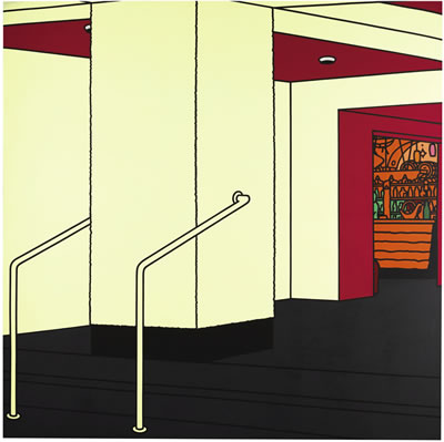 Sample artwork by Patrick Caulfield (1936 - 2005), known for drawing, painting, graphic design-screen prints, poster designs - View similar artists and auction records