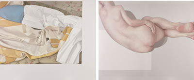 TWO: ODALISQUE; FRAGMENT I (diptych) by Alison Watt - Auction record, sale price, and art valuation. Compare with similar artists and explore comparable artworks.