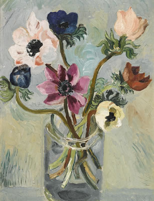 ANEMONES IN A GLASS JAR