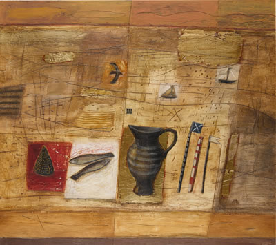 JOURNEY THROUGH A LANDSCAPE by Jock Macinnes - Auction record, sale price, and art valuation. Compare with similar artists and explore comparable artworks.