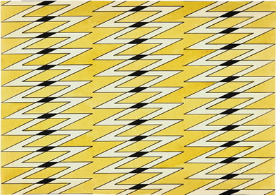 TEXTILE DESIGN IN YELLOW AND BLACK by Varvara Fiodorovna Stepanova - Auction record, sale price, and art valuation. Compare with similar artists and explore comparable artworks.